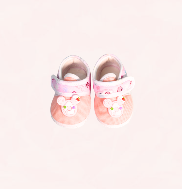 Soft Sole Non-Slip Unisex Baby Booties (Pink)