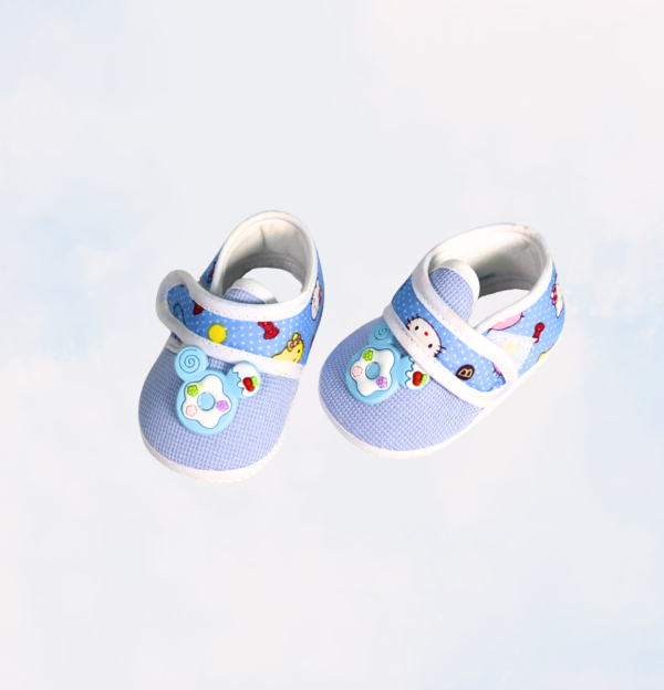 Soft Sole Non-Slip Unisex Baby Booties (Blue)