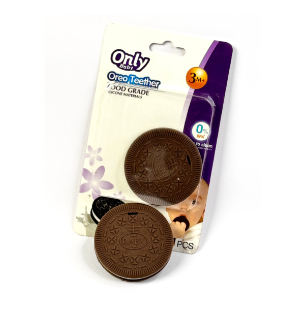 Realistic Oreo Silicone Teether